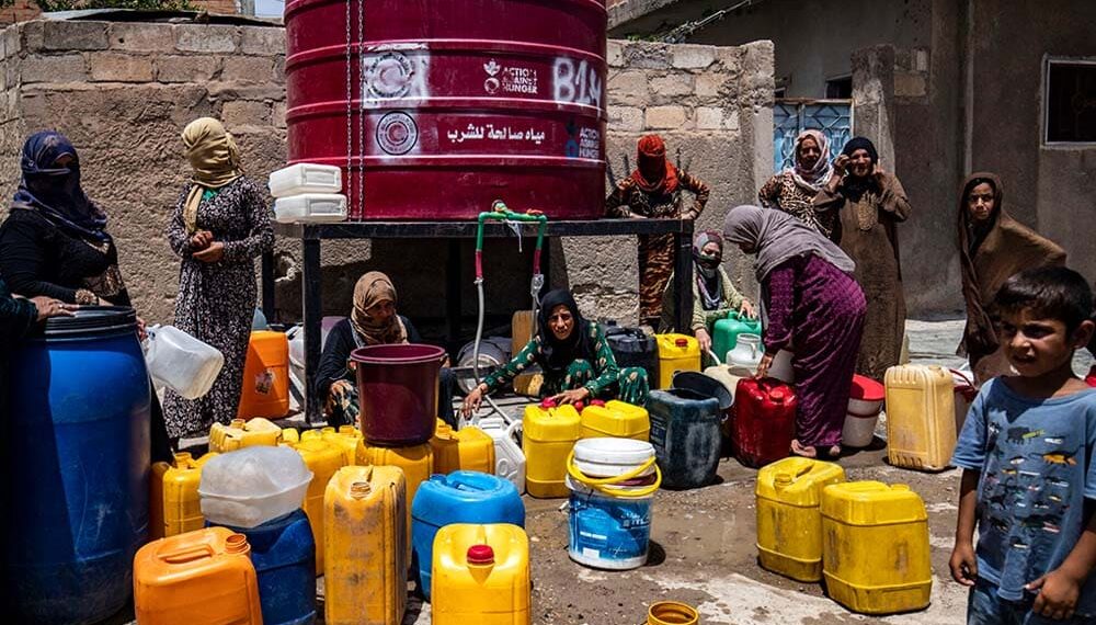 آشنا و 109 منظمة تدين حرمان المدنيين في شمال شرق سوريا من حقهم في الحصول على مياه كافية ومأمونة