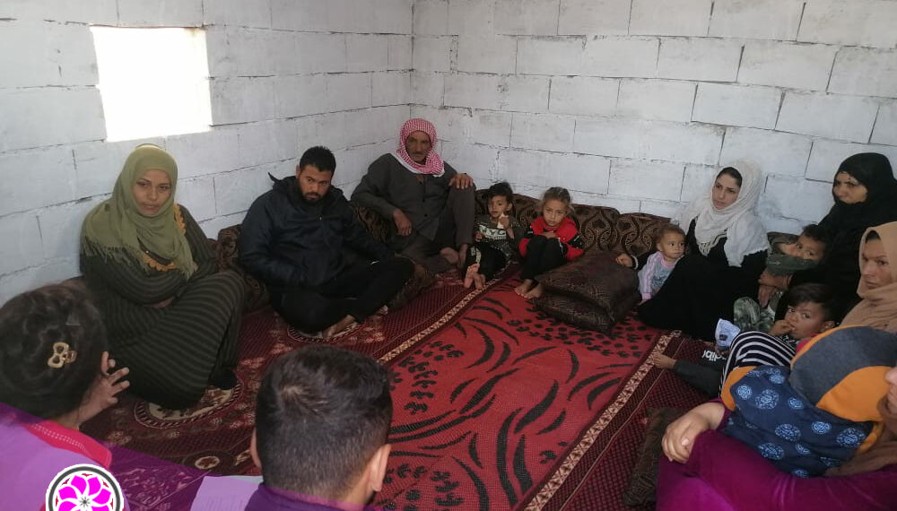 الأستمرار بحملة توعية حول مرض الكوليرا في مخيم سري كانيه بالحسكة