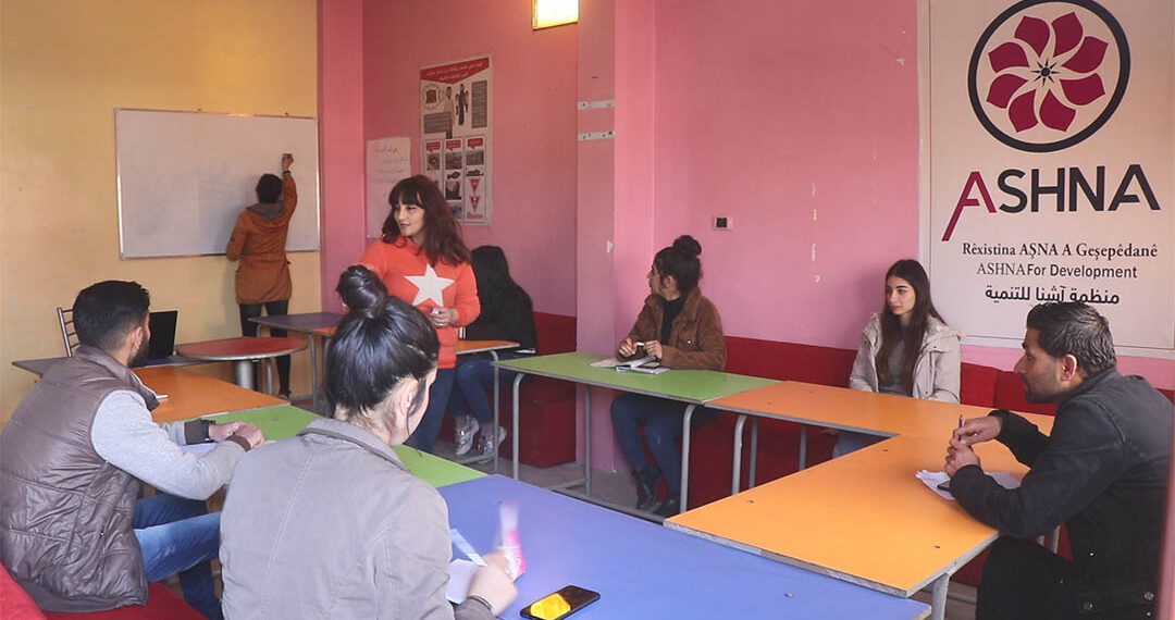 ورشة تدريب حول سوء التغذية عند الأطفال في مركز آشنا بالحسكة