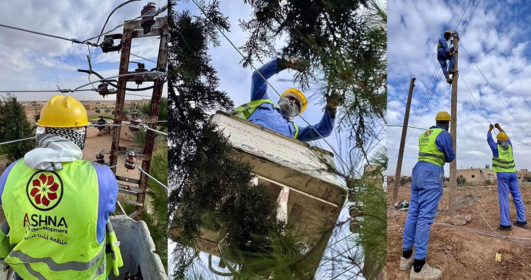 مشروع “Ronî 3” مستمر بتأهيل البنية التحتية للطاقة الكهربائية جنوب الشدادي