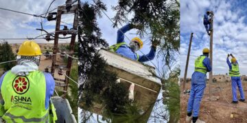 مشروع “Ronî 3” مستمر بتأهيل البنية التحتية للطاقة الكهربائية جنوب الشدادي